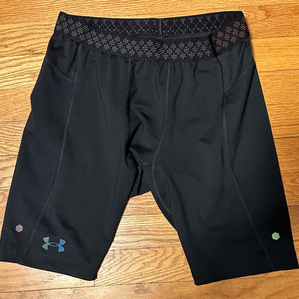 COPY - Under Armour Black Rush Heatgear Compression Short Sz L